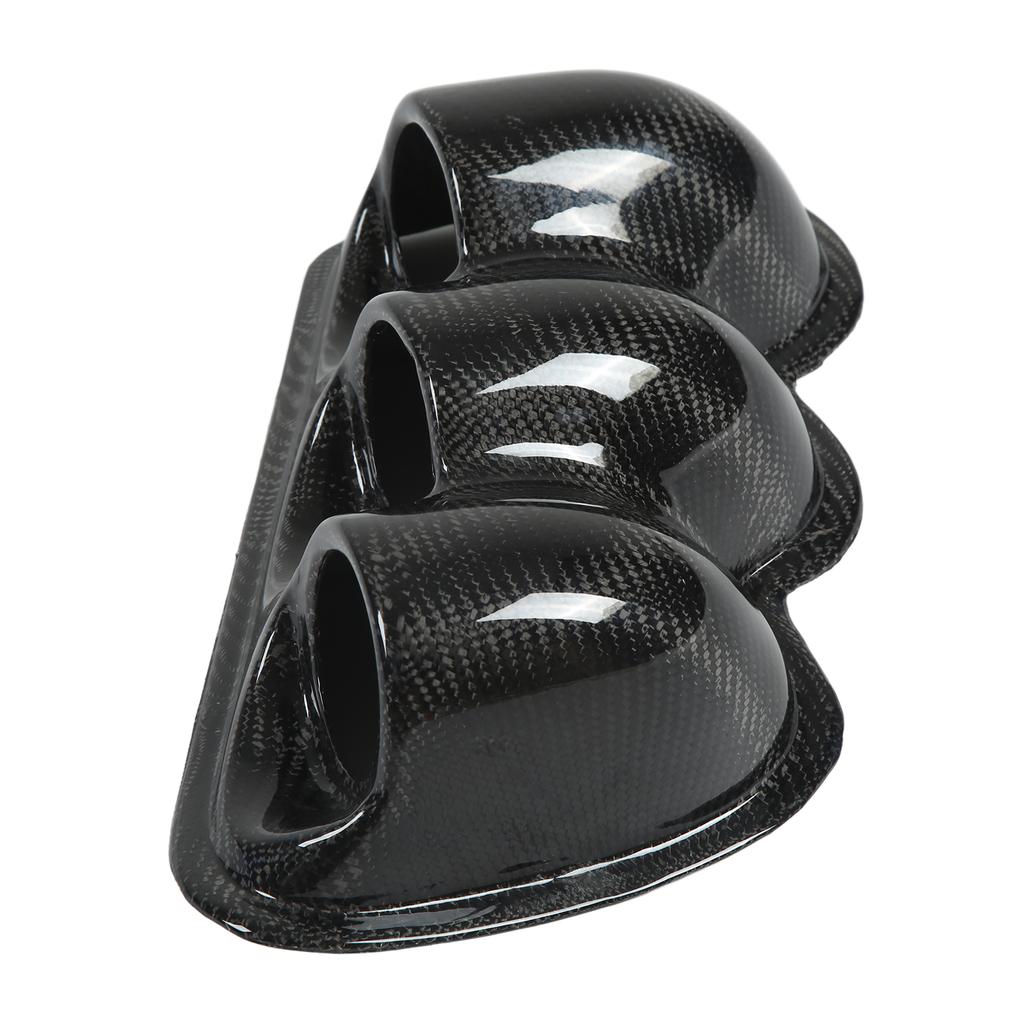 52mm Carbon Fiber Dash Board Triple Gauge Pod Holder Replacement for Mitsubishi Lancer EVO 7th 8th