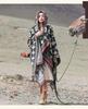 Yunnan Dali Ethnic Style Women's Warm Hooded Scarf Cloak