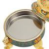 Trinket Incense   with Lid Handcraft Antique Polished Process for Decoration Meditation Room