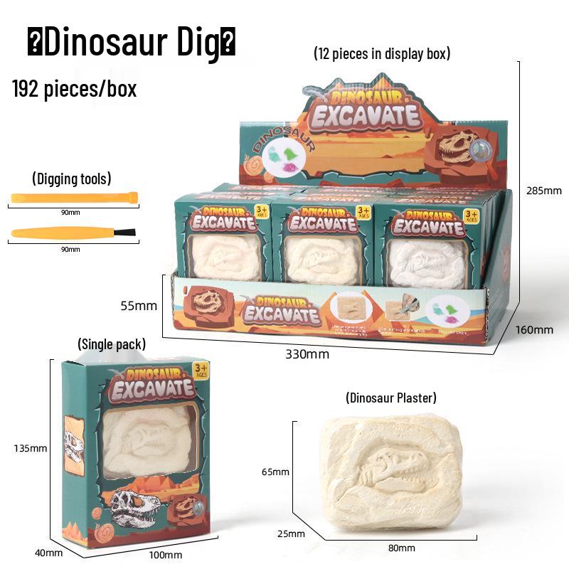 Edelsteinentdeckung DIY Ausgrabungsspielzeug: Pädagogische Überraschungsbox für Kinder mit Kristall-Edelstein- und Meerjungfrauen-Themen