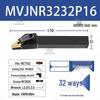 92° CNC Lathe External Turning Tool Holder (MVJNR1616K16/2020K16)