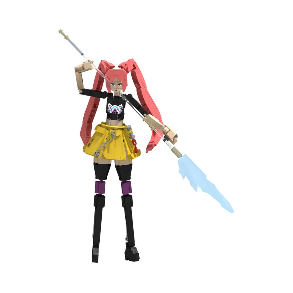 Anime Peripheral Trendy Building Block, Children's Puzzle Puzzle Puzzle Building Model Toys
