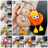 Plush Pendant Rex Rabbit Hair Ball Keychain Duckling  Durable   Bag Pendant