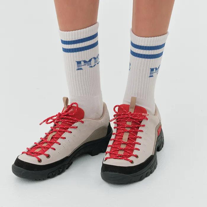 PO8 CREW SOCKS - WHITE