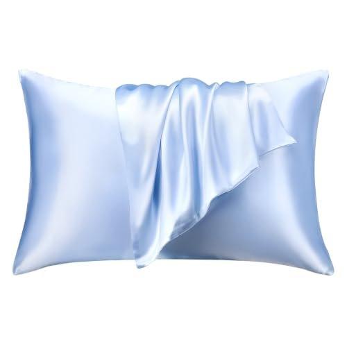 Kumori Silk Pillowcase Grade 6A 100% Pure Silk One-Sided 43x63cm Zippered Hair Care Skin Care Ivory