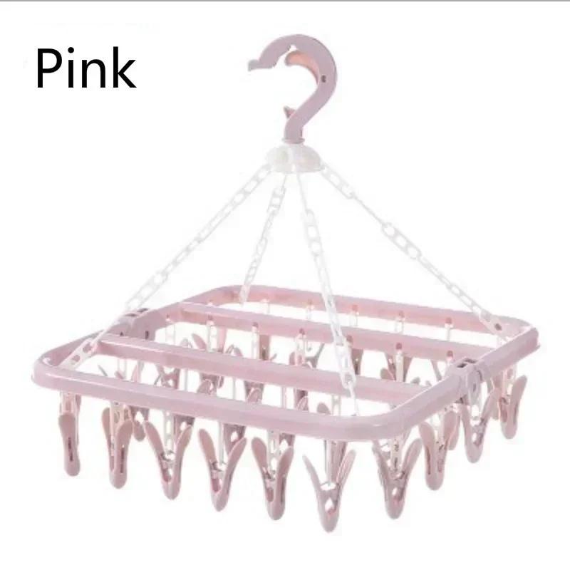 32 de clipuri de uz casnic, confort pliabil, umeraș de haine, uscător, rezistent la vânt, lenjerie intimă, uscare raft, organizator de spălătorie, rafturi de depozitare