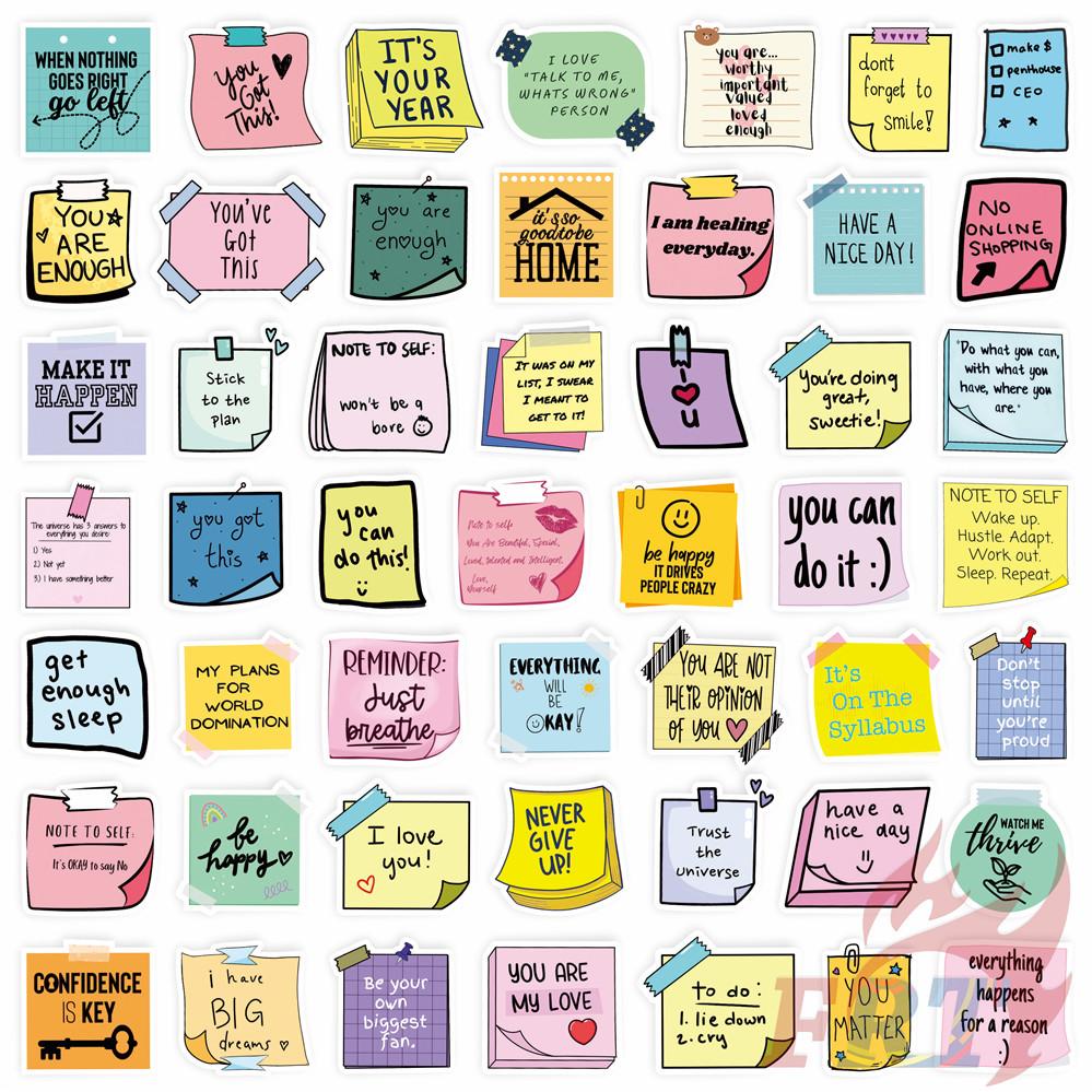 100Pcs/Set Funny Healing Label Art Series 01 Stickers DIY Scrapbooks Album Decor Decals Stickers