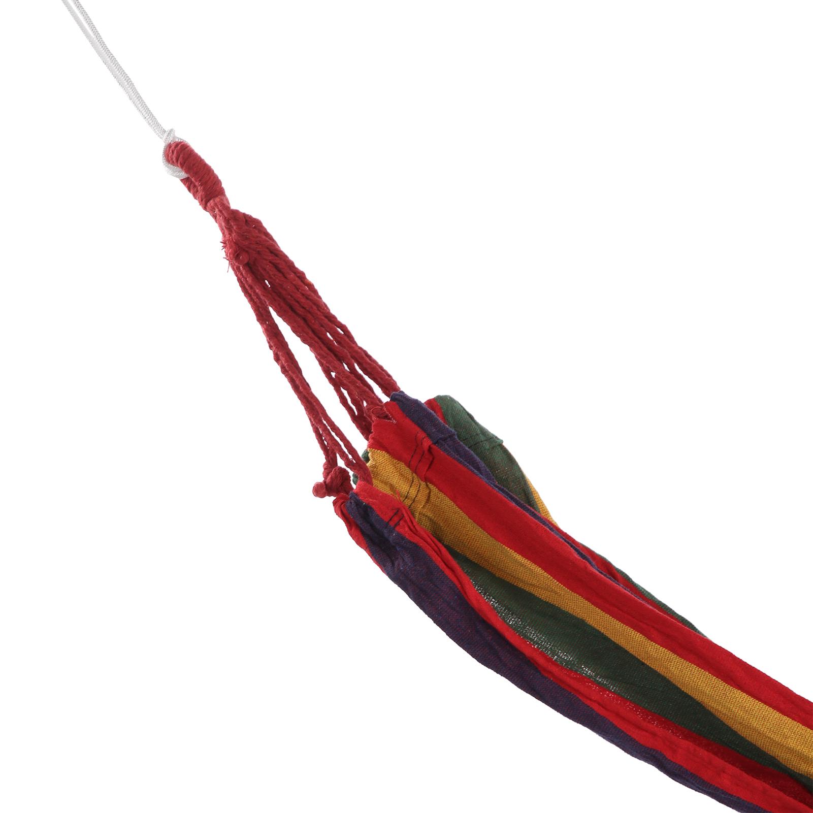 Portable Single Double Outdoor Garden Camping Hammock Lightweight Travel Hammocks