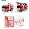 Water-Spraying Fire Truck Toys, Simulated Inertia Ladder Truck, Sound And Light Sprinkler Truck Model Children'S Toy Car