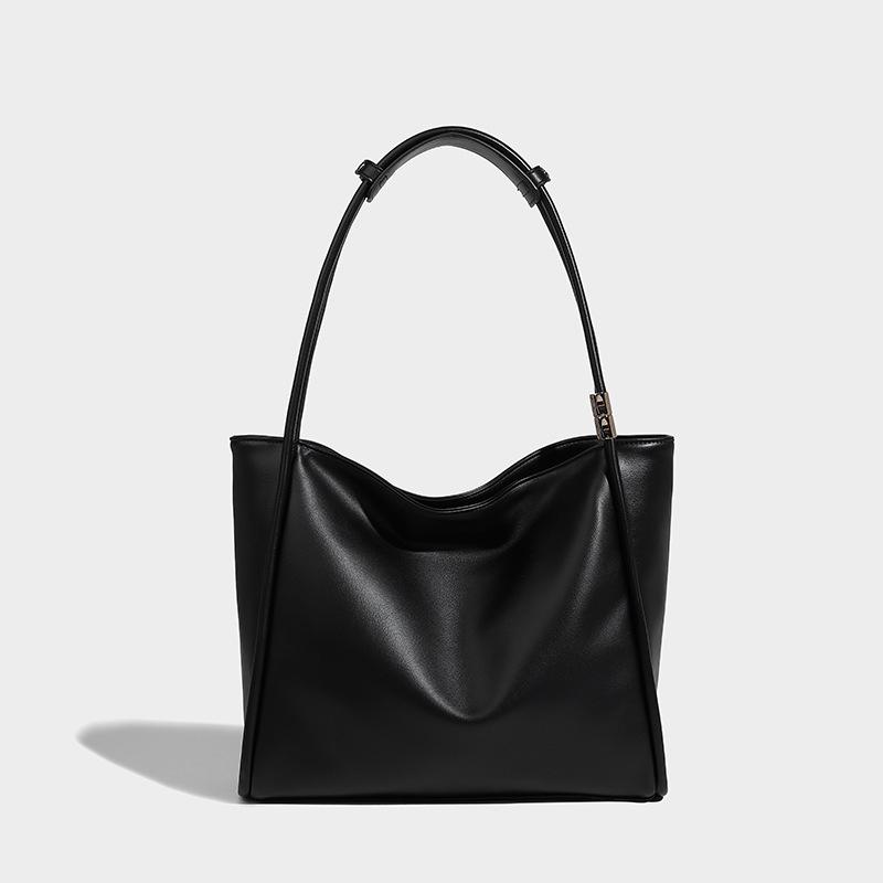 Tote Bags Large Women Trendy Single Shoulder Bag Synthetic Leather Simple and Versatile Commuting Bags