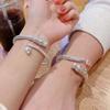 Fashion Chinese Style Zodiac Dragon Bangle Women Men New Year Lucky Charm Bracelet Friendship Amulet Jewelry Couple Gifts