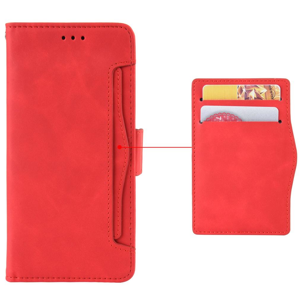 For Motorola Moto G55 5G Leather Case Phone Wallet Cover with Multiple Card Slots