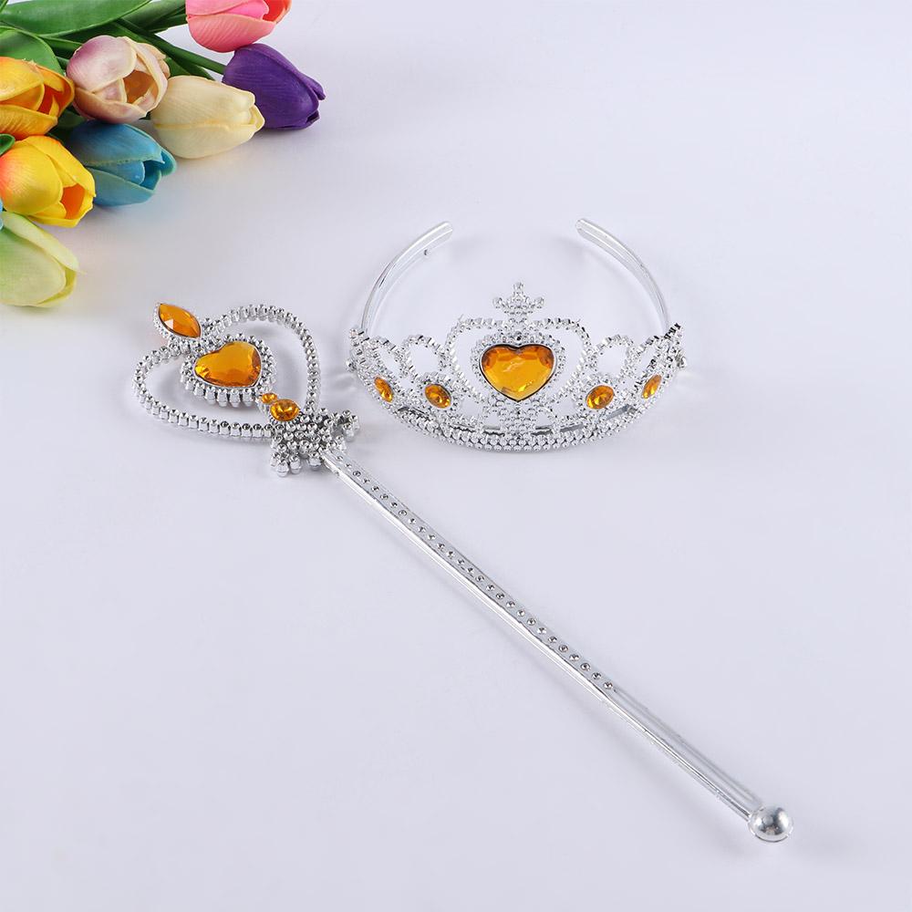 Crown Headband Heart-Shaped Tiara Hair  Styling Accessories Fashion Accessories Headwear Kids Toy