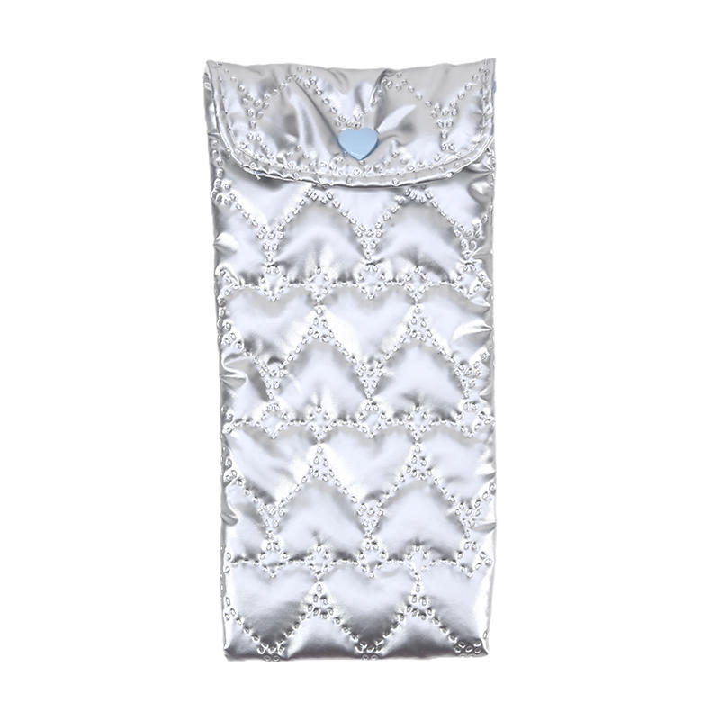 Přenosné mašličkové srdce brýle na čtení pouzdro měkká cestovní proti poškrábání taška na sluneční brýle pro ženy muže