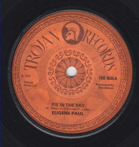 

7inch Record EUGENE PAUL Pie In The Sky TRO9035 Trojan Records 1978 UK Reggae Ska Dub Used