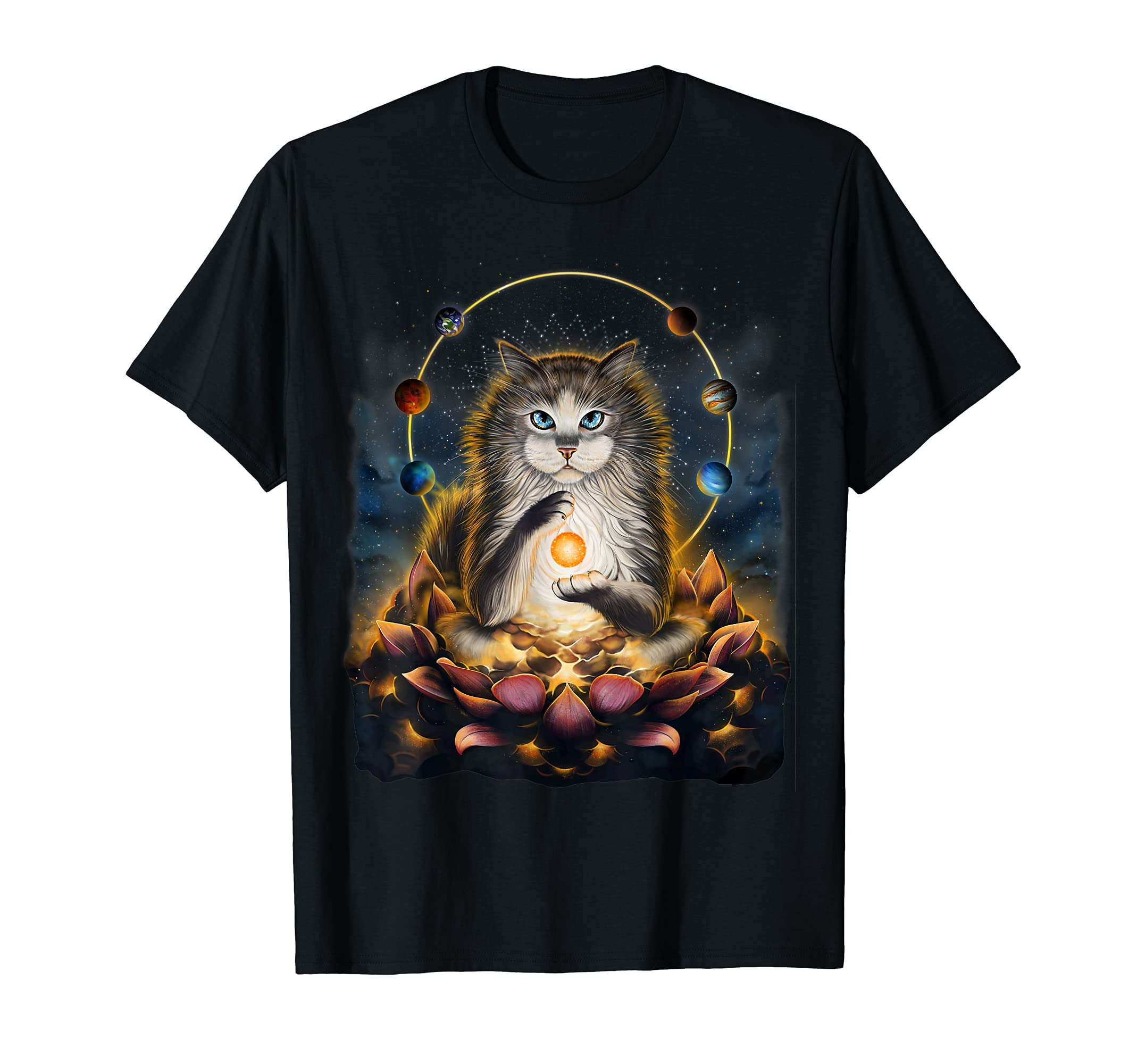

Футболка Paradise Pure Land Heaven Lotus Flower Universe Ragdoll Cat Cat