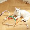 3 Stück Baumwollseil Katzen Kauspielzeug Langlebig Reinigt den Mund Indoor Interaktiv Silberwein Kätzchen Reizspielzeug Haustier Zubehör für Katzen