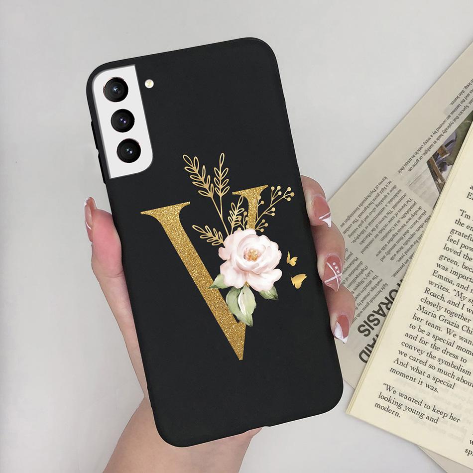 For Samsung S21 FE S21 Ultra Plus Case Slim Soft Cute Letters Cover For Samsung Galaxy S21 Plus 5G S21+ S 21 Ultra Phone Cases