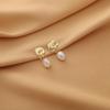 Korean Style Retro Pearl Ear Clip for Women - Mosquito Coil Holder, No Piercing, High-End, Fashionable and Versatile Luxury Earrings