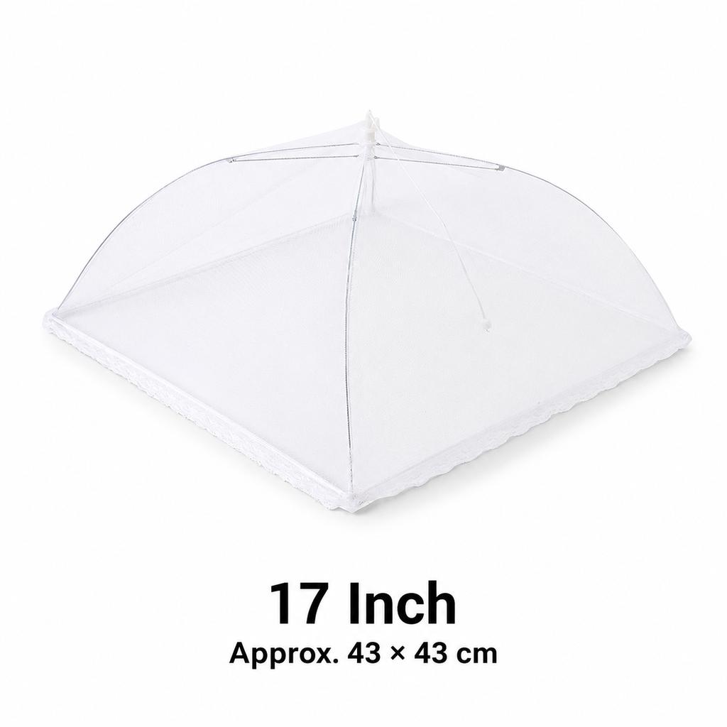Foldable Mesh Food Cover Pop Up Umbrella Shield for Fruit Vegetables Meals Kitchen Table Picnic Camping and Outdoor Dining