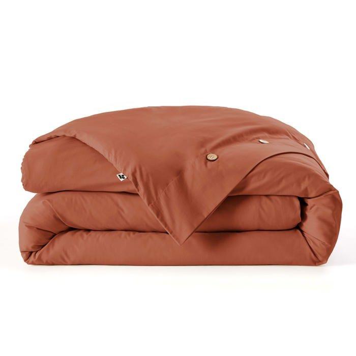 Housse de couette en percale 240 x 260 cm tomette Perrine