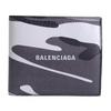 Balenciaga Bifold Outlet Brand Black 5943152AAPB9061 Men's Wallet, Compact, Leather, Multicolor, (Product Code BALENCIAGA)