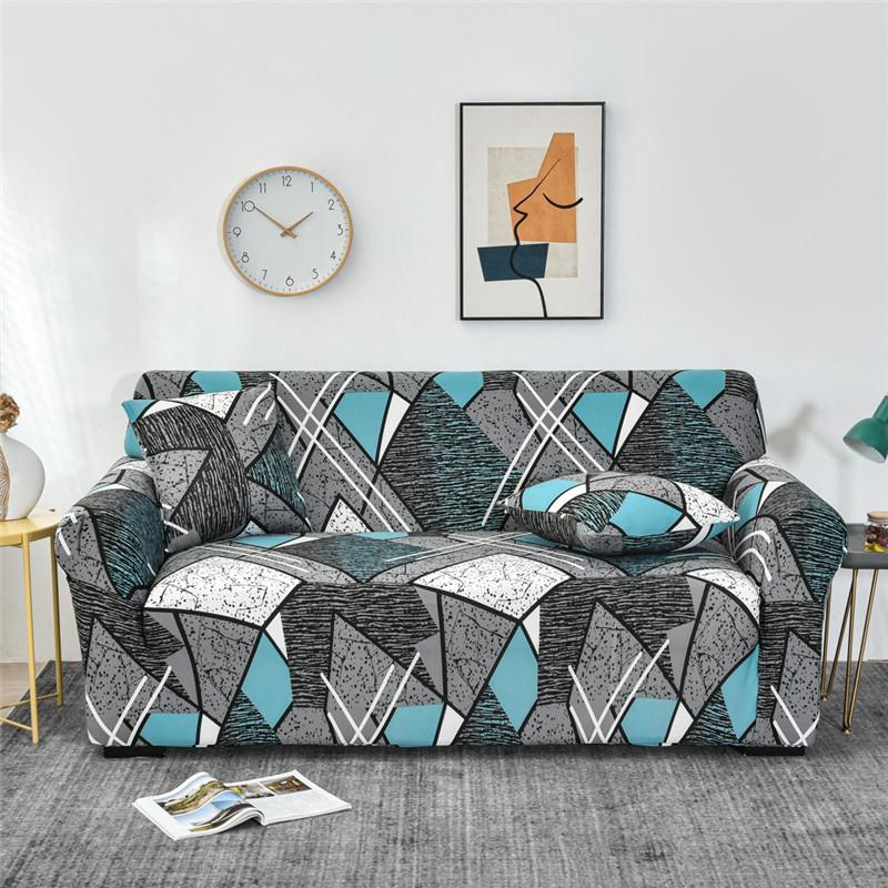 HOUSMIFE Elastic Sofa Covers for Living Room Funda Sofa Couch Cover Chair Protector 1/2/3/4-seater Geometric Sofa Slipcovers