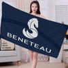 B-BENETEAU Logo Microfiber Printed Beach Towel Mountain Climbing Yoga Beach Swimming Running Absorbent Soft Towel