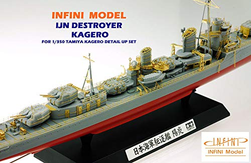 Infinimodel 1/350 IM Series Japanese Navy Destroyer Kagero Detail Up Set for T Company Plastic Model Kits (IM53503)