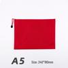 Creative Oxford Cloth A4 Document Bag - Waterproof, Colored Zipper, Handheld for Students or Office Use