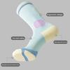 Sports Compression Socks Women Knee High Athletic Socks Elastic Breathable Cushioned Socks for Running Fitness Yoga Dance