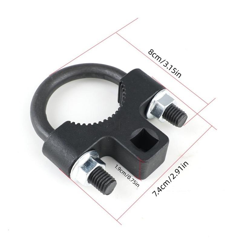 Inner Rocker Removal Installation Tool 38 Drive Automotive Chassis Rocker Disassembly Tool U Shape Wrench Universal Car Repair Maintenance Tool