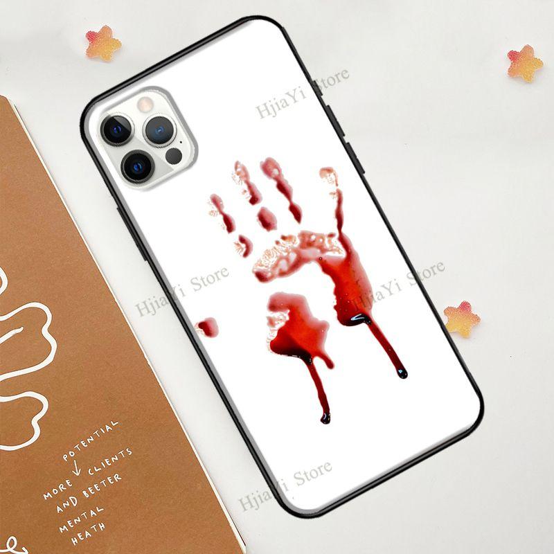 Bloody Blood Hand Case For iPhone 12 Pro Max 13 mini 6S 7 8 Plus SE 2020 Case For iPhone 11 Pro Max XS X XR