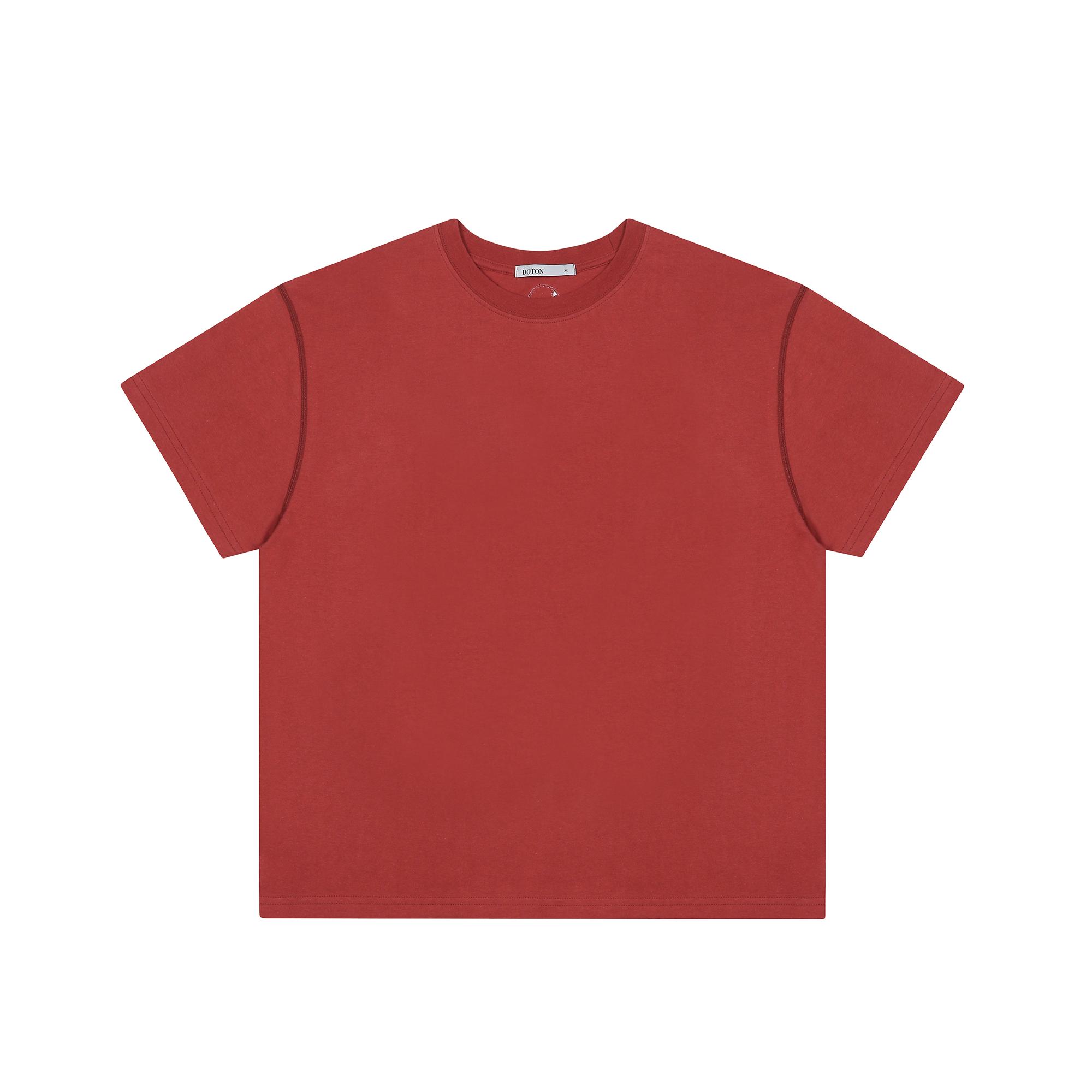 Doton Dtn Crop T-Shirts(Brick Red) Brick Red/S