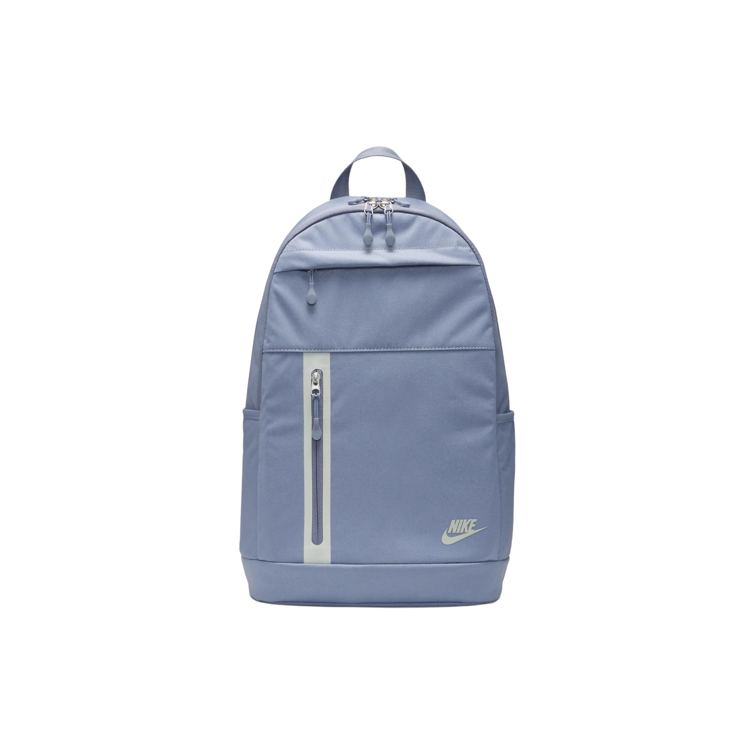 Nike Sports Casual Zipper Polyester Backpack Unisex Backpack Gray Slate-Gray Light-Silver DN2555-493 Gray Slate & Gray Slate & Light Silver