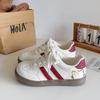 Cute KT cat embroidery German training shoes women 2025 new Korean niche chic versatile board shoes casual little white shoes women