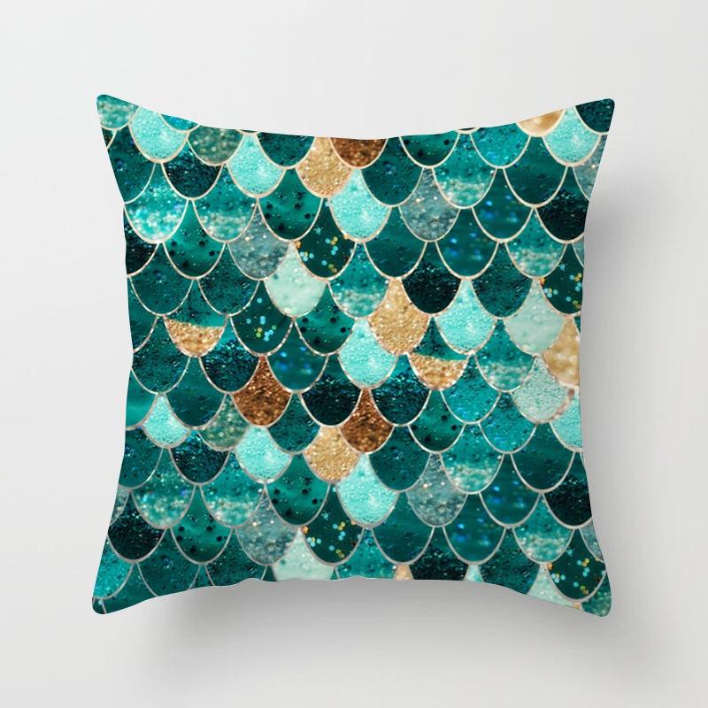 Simple Abstract Geometric Pattern Decorative Pillowcase Living Room Bedroom Square Cushion Pillowcase