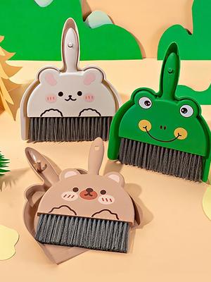 Briskstyle Character Dustpan Broom Set Desk Cleaning Mini Brush