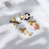 Popular cute kitten hugging branches, cat three-dimensional brooch, three-dimensional badge, badge, student shoes, bags, accessories