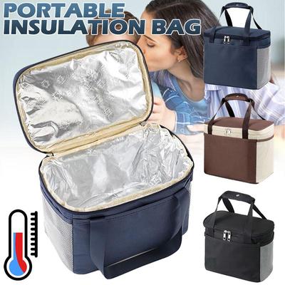 Große, wärmeisolierte Lunchtasche, tragbare Isolier-Kühltasche, Picknick-Aufbewahrungsbox für Erwachsene und Kinder