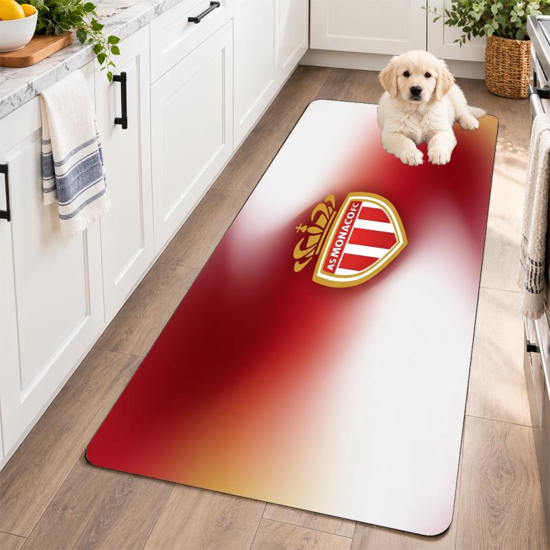Flannel Kitchen Mat Monaco FC Soft Area Rug Non Slip Floor Carpet Home Decoration