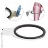 Wall Mount Stainless Steel Electroplating Hair Dryer Holder Organizer Blower Rack(Hair Dryer Holder