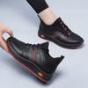 Spring  New Leather Casual Women's Shoes Versatile Soft-soled Non-slip Mother Shoes, Long-term Wear Does Not Tire Feet Sports Shoes