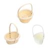 Multi Functional Storage Basket Wicker Flower Basket with Handles Handwoven Baskets Versatile Decoration Thoughtful Gift