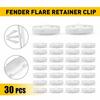 30Pcs For Jeep Wrangler JL 18-20 Gladiator  Fender Flare Retainer Clips EXV