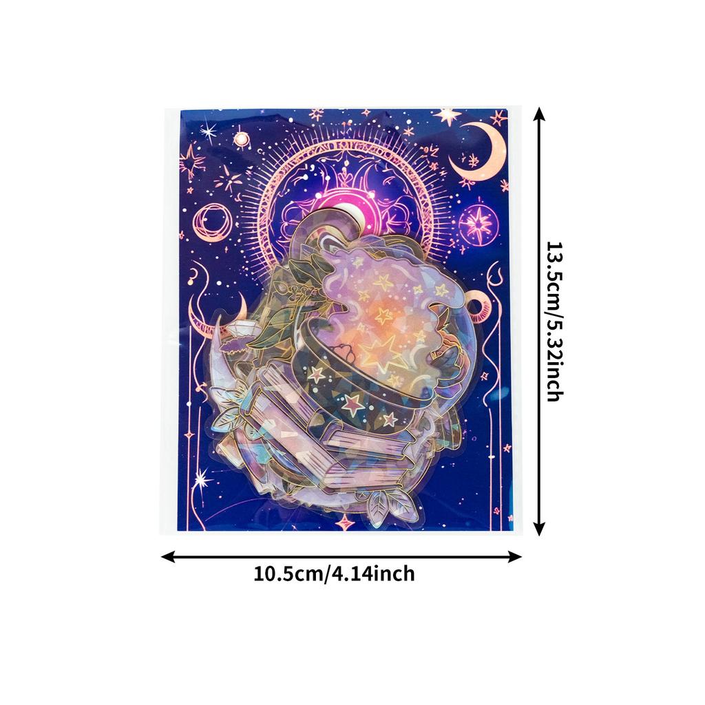 30 Magic Potion Moonlight Series Laser Pet Stickers Decorative Glass Mobile Phone Case Bronzing Stickers