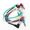 6Pcs/Set Guitar Effect Pedal Cable 6.35mm Angle Plug Noise Shielded Cable Guitarra Pedal Cable Guitar Parts & Accessories