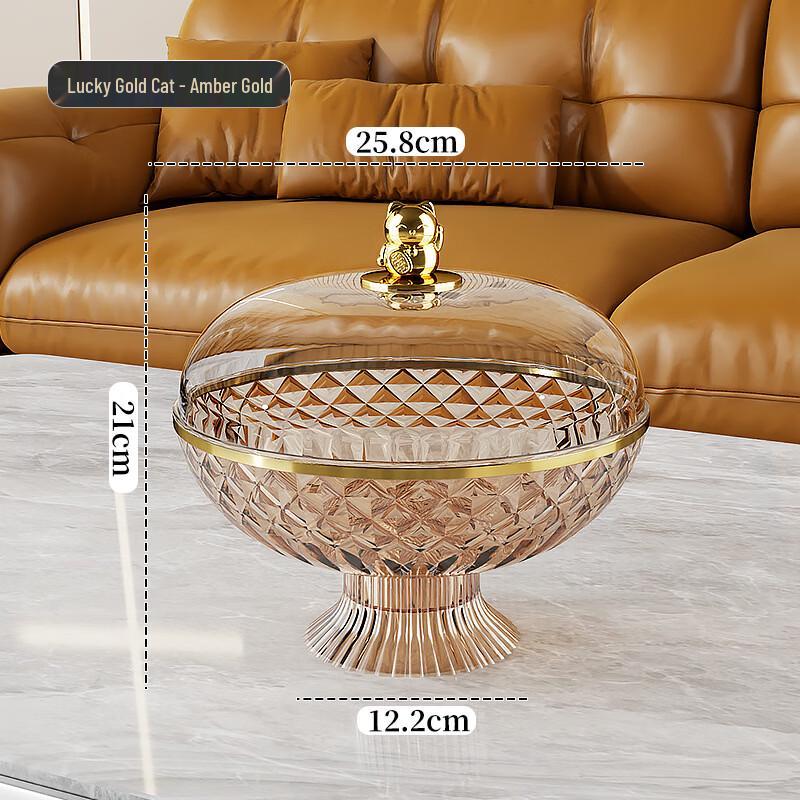 ZISIZ Fruit & Candy Tray with Lid