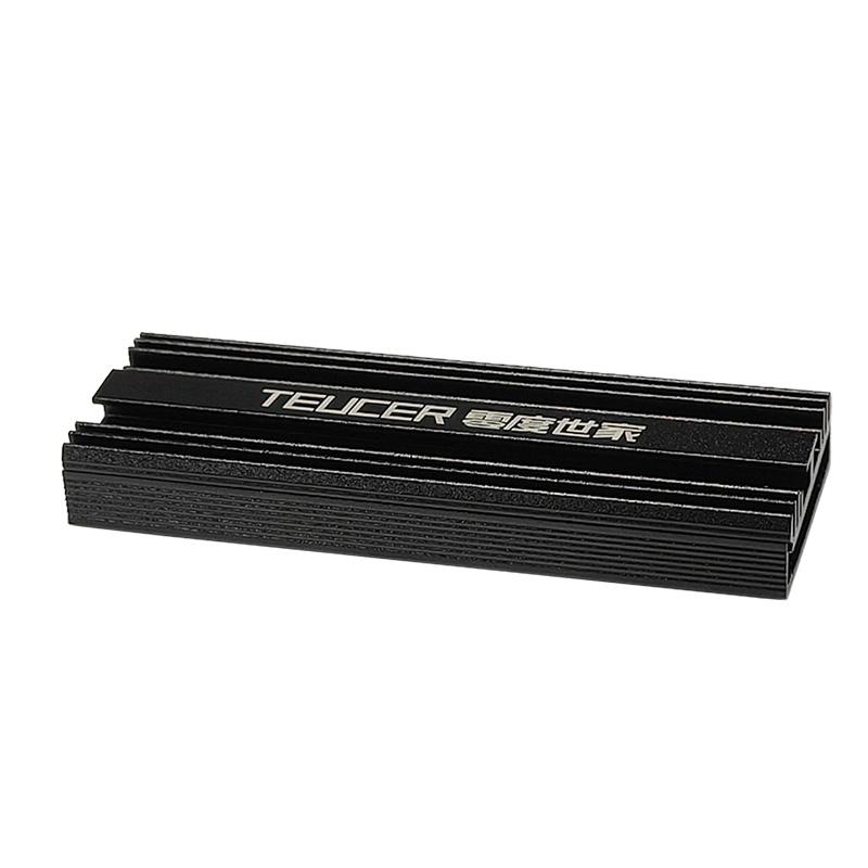 

M.2 SSD NVMe Heatsink 2280 Aluminum Radiator with Thermal Pad Solid State Drives Cooling Accessories Thickness 9mm Can Use PS5 чорний