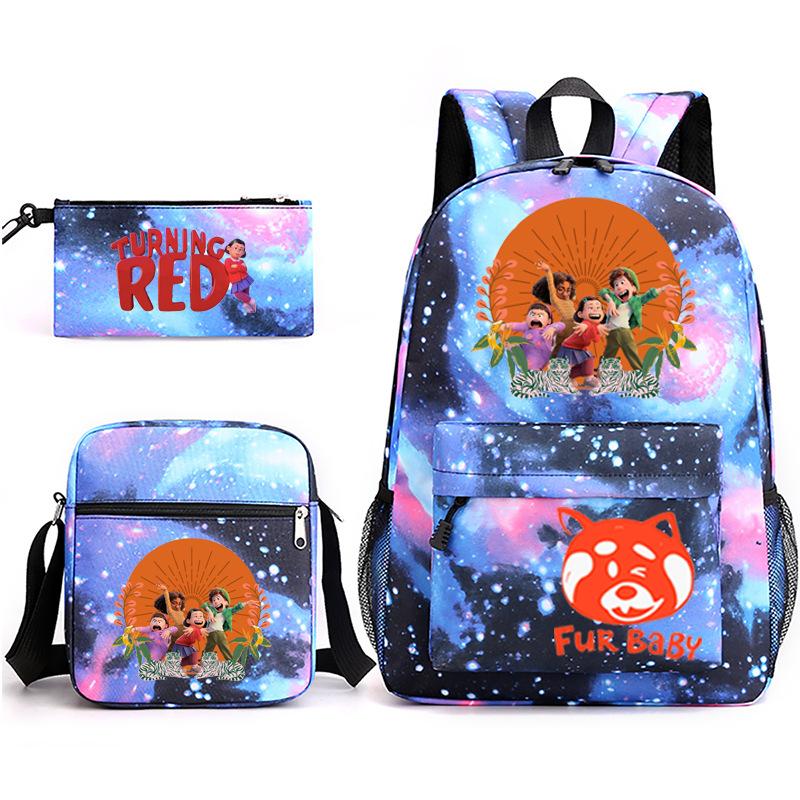 2022 Youth Metamorphosis 3 Sets/piece Laptop Backpack School Teen Girl Student Schoolbag